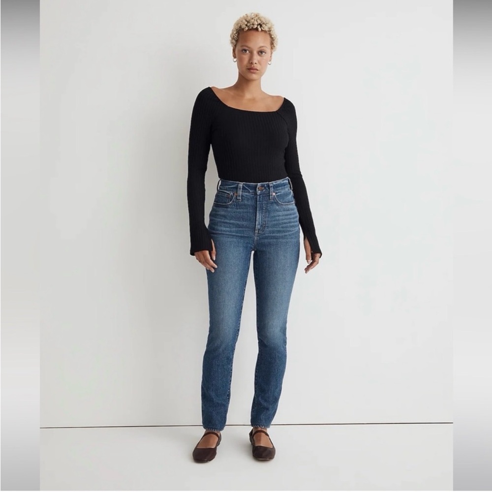 Madewell Women's curvy perfect vintage jeans- Blue